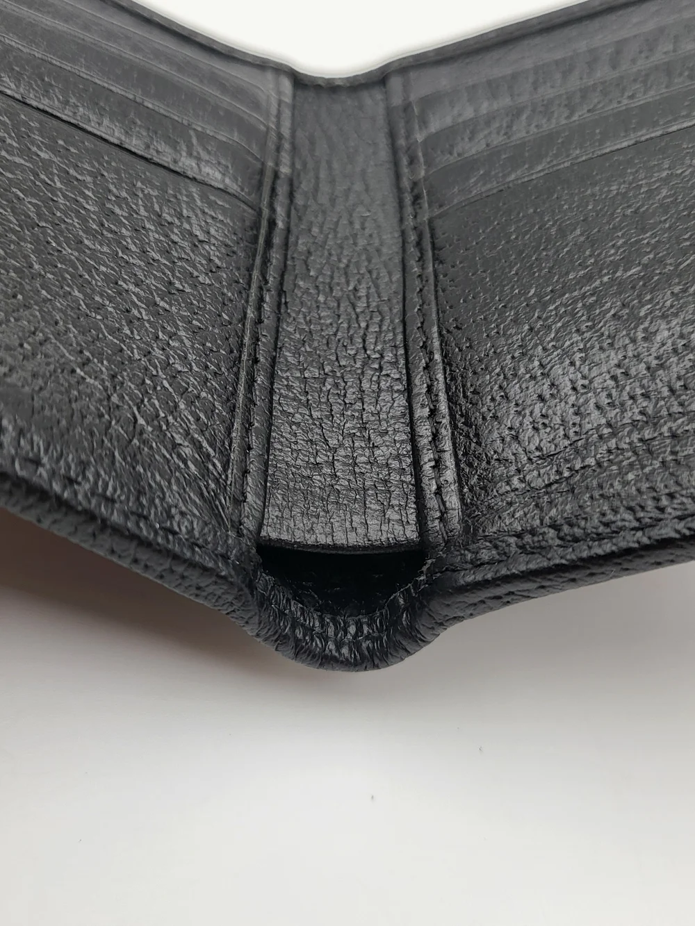Gucci Black Leather Ophidia Web Bi-fold Wallet..834271.